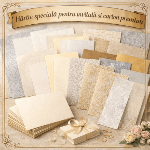 Papier d'invitation spécial et carton de qualité supérieure